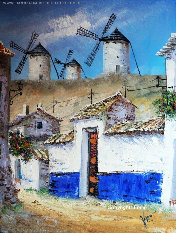 windmill_oil_painting